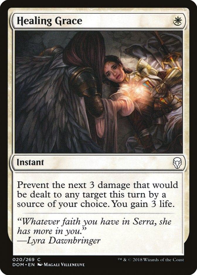 Magic: The Gathering MTG Single Healing Grace [Dominaria]