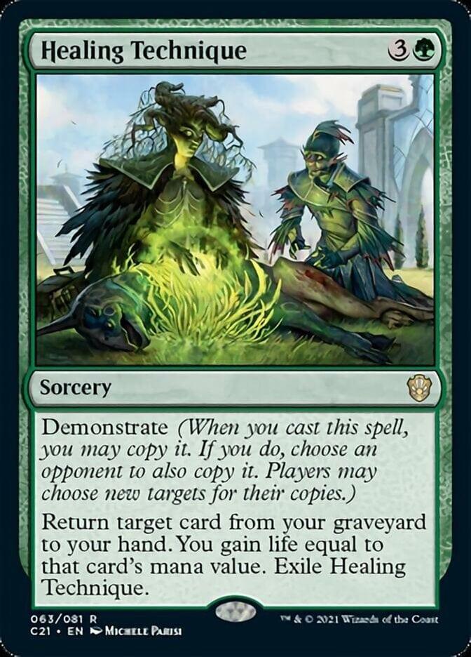 Magic: The Gathering MTG Single Healing Technique [Commander 2021]
