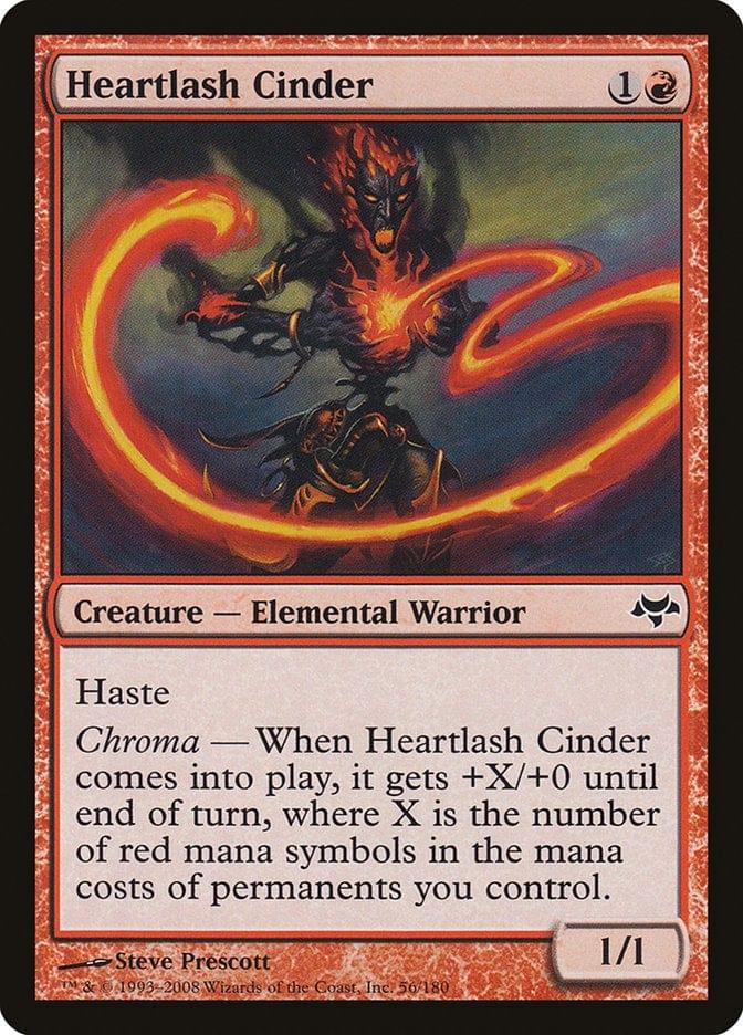 Magic: The Gathering MTG Single Heartlash Cinder [Eventide]