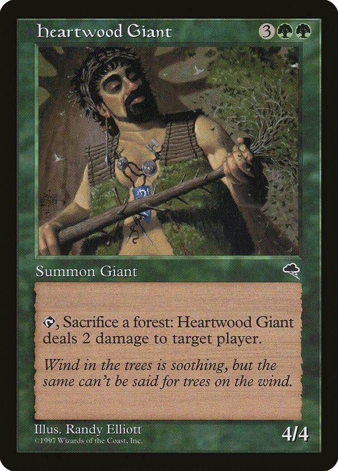 Magic: The Gathering MTG Single Heartwood Giant [Tempest]
