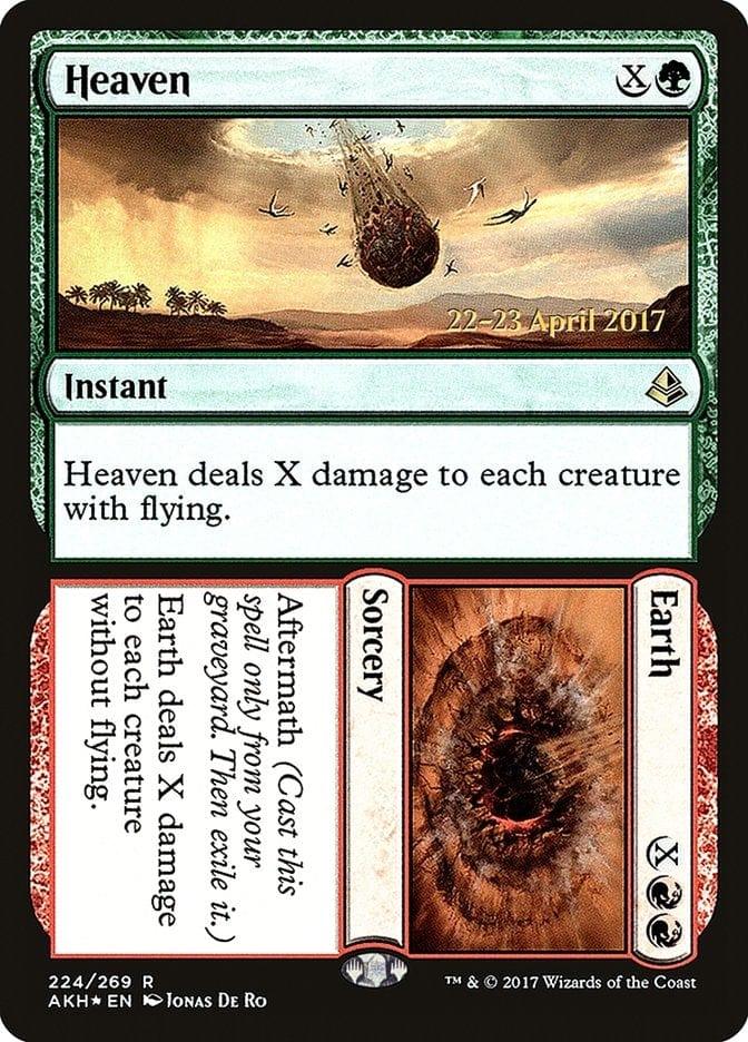 Magic: The Gathering MTG Single Heaven // Earth  [Amonkhet Prerelease Promos]