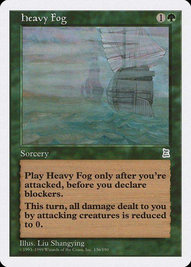 Magic: The Gathering MTG Single Heavy Fog [Portal Three Kingdoms]