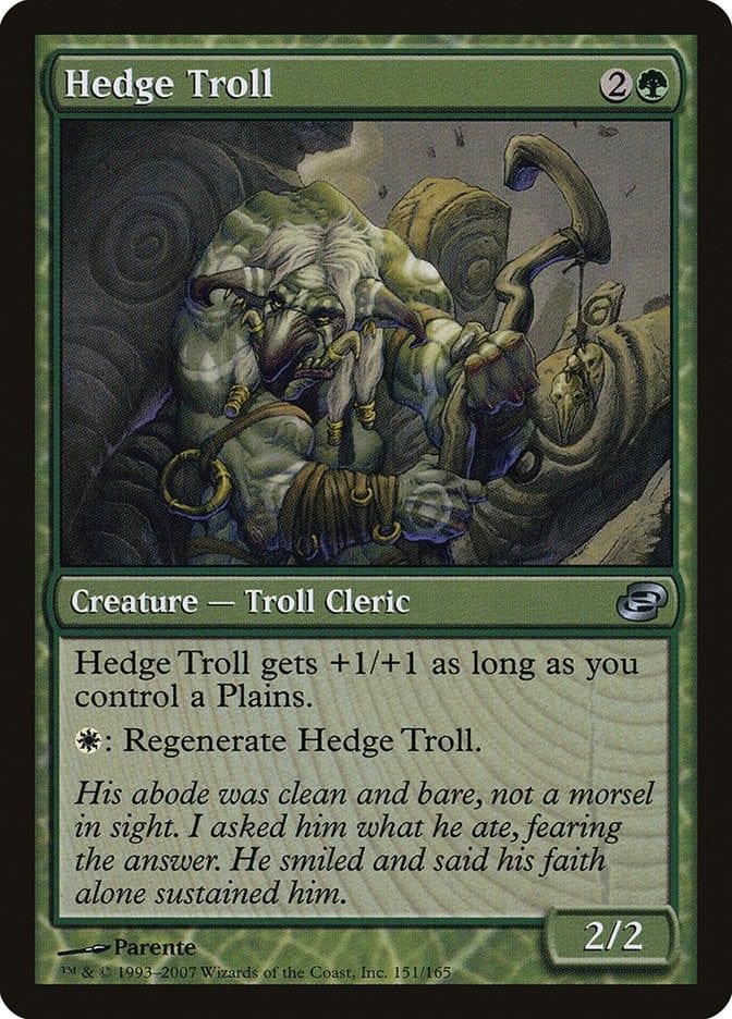 Magic: The Gathering MTG Single Hedge Troll [Planar Chaos]