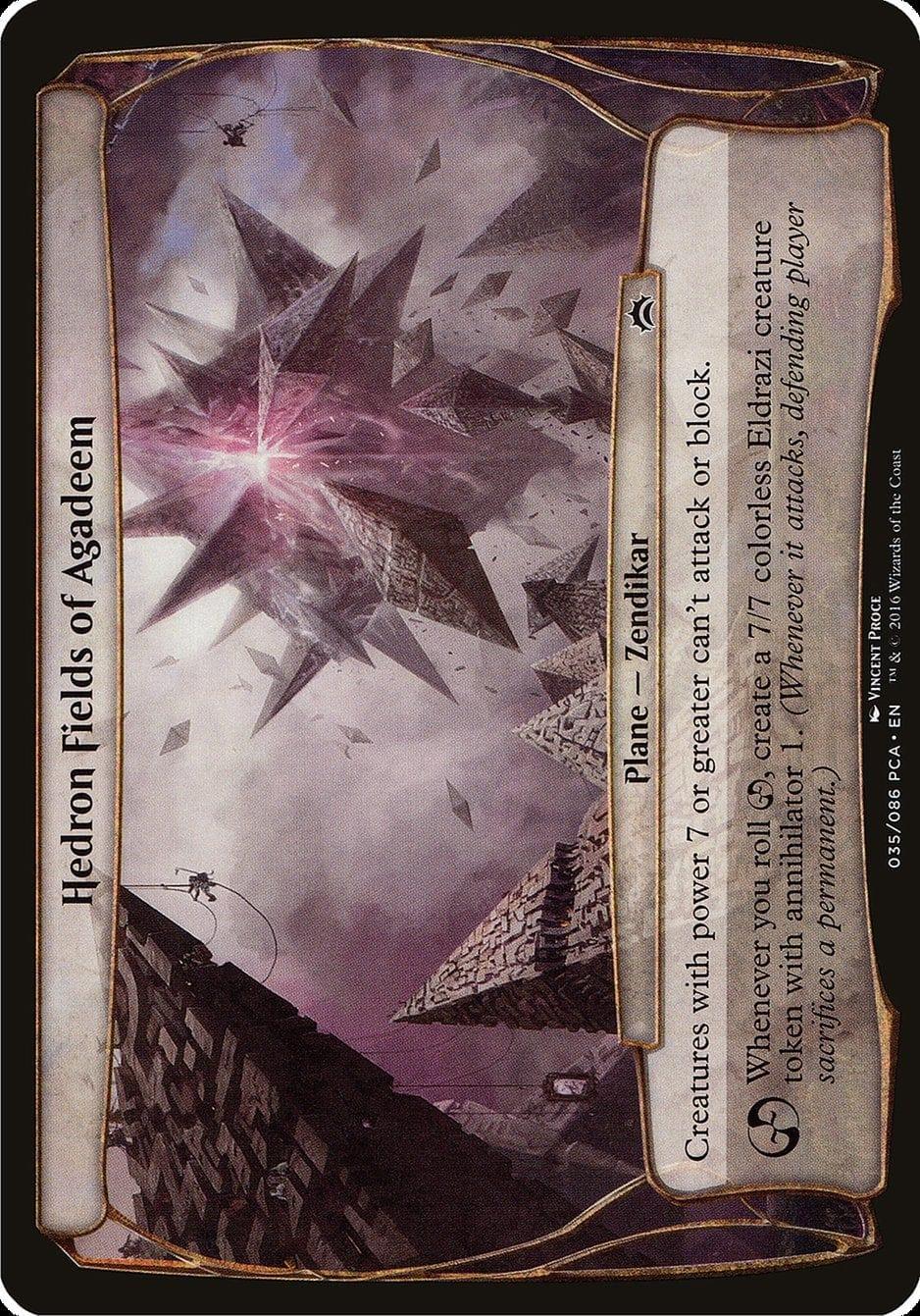 Magic: The Gathering MTG Single Hedron Fields of Agadeem (Planes) [Planechase Anthology Planes]