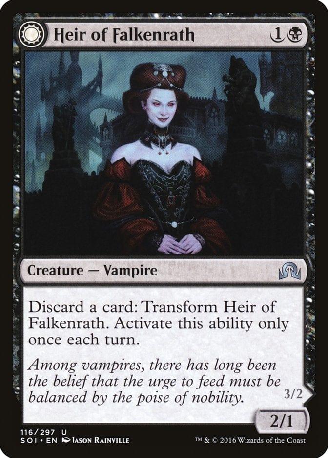 Magic: The Gathering MTG Single Heir of Falkenrath // Heir to the Night [Shadows over Innistrad]