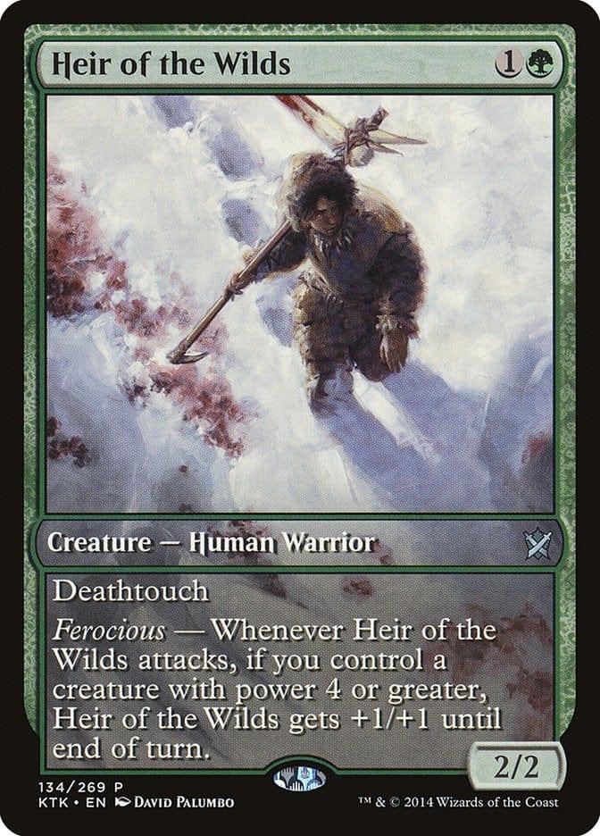 Magic: The Gathering MTG Single Heir of the Wilds (Game Day) (Extended Art) [Khans of Tarkir Promos]