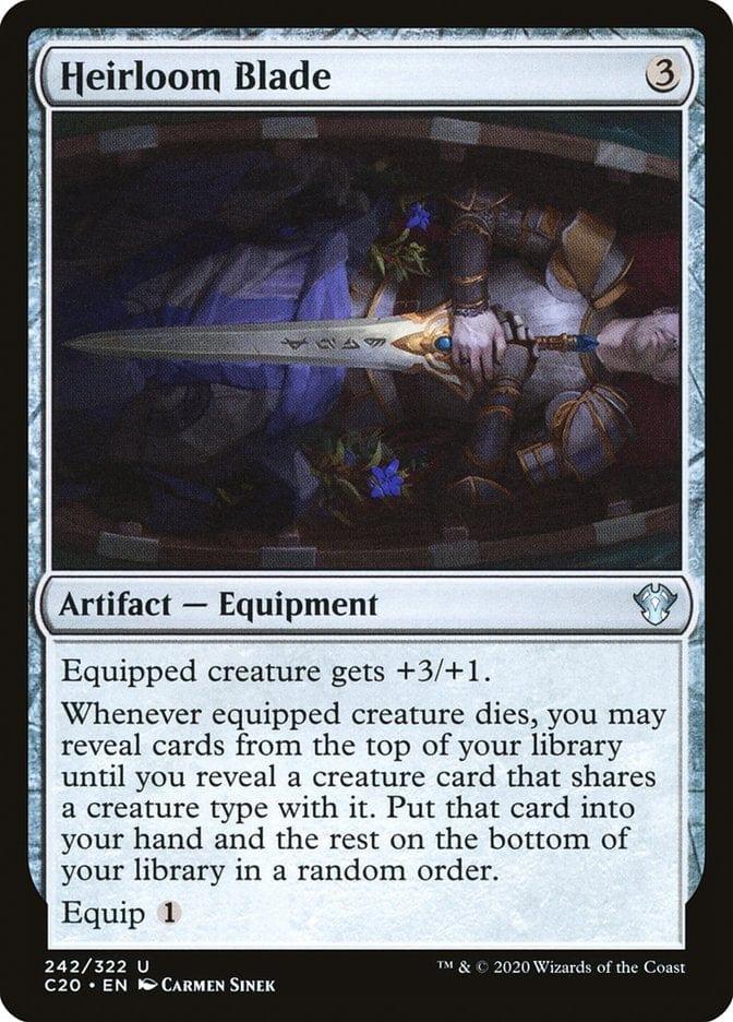 Magic: The Gathering MTG Single Heirloom Blade [Commander 2020]
