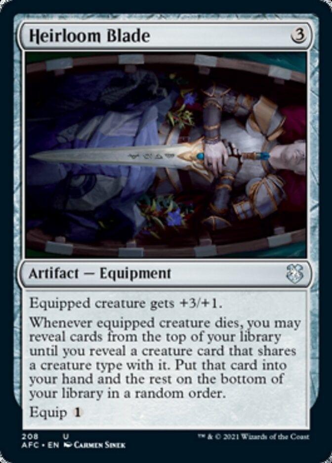 Magic: The Gathering MTG Single Heirloom Blade [Dungeons & Dragons: Adventures in the Forgotten Realms Commander]