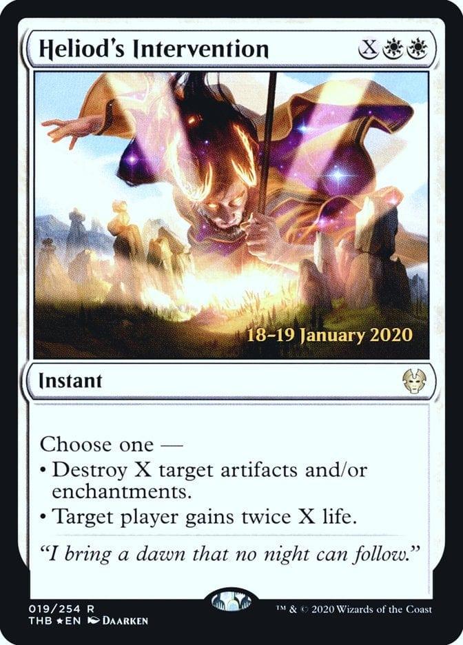 Magic: The Gathering MTG Single Heliod's Intervention [Theros Beyond Death Prerelease Promos]