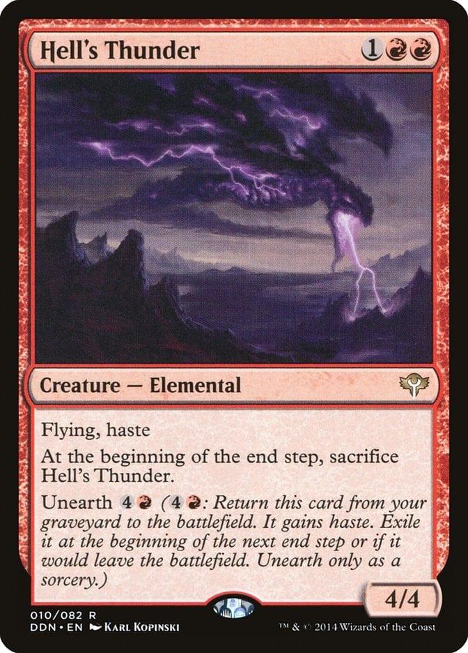 Magic: The Gathering MTG Single Hell's Thunder [Duel Decks: Speed vs. Cunning]
