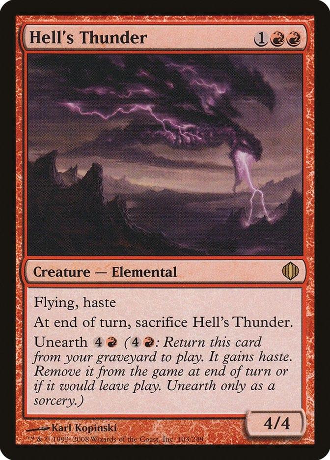 Magic: The Gathering MTG Single Hell's Thunder [Shards of Alara]