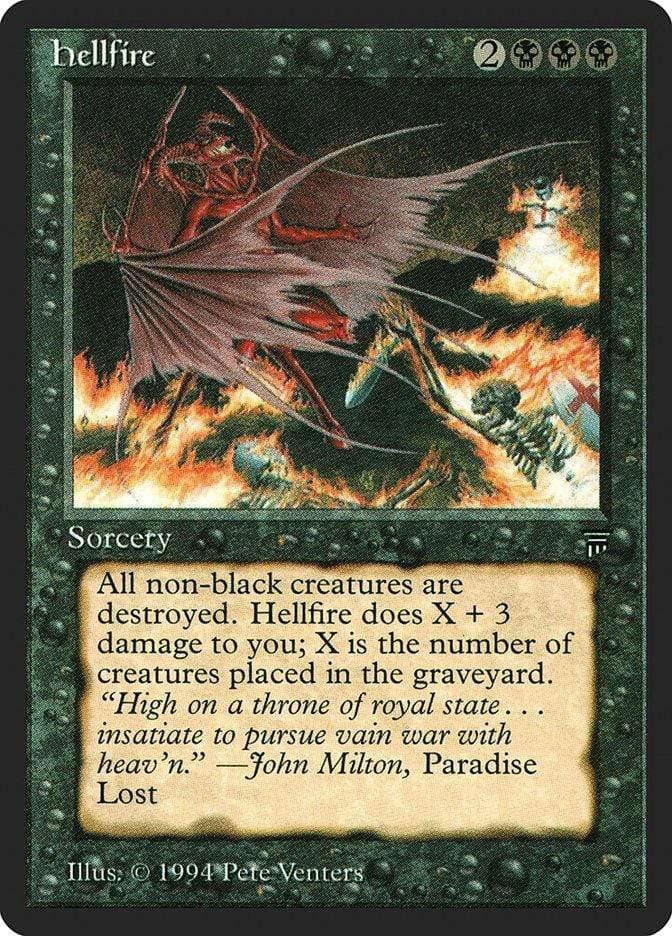 Magic: The Gathering MTG Single Hellfire [Legends]