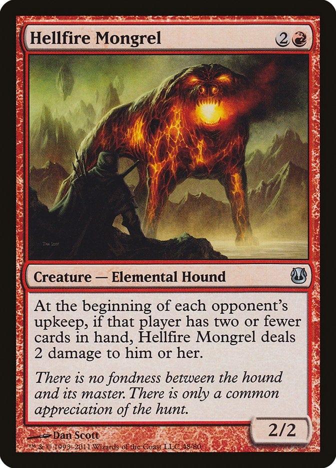 Magic: The Gathering MTG Single Hellfire Mongrel [Duel Decks: Ajani vs. Nicol Bolas]