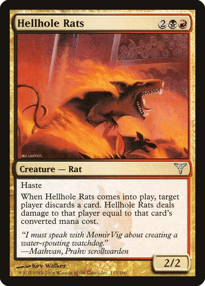 Magic: The Gathering MTG Single Hellhole Rats [Dissension]