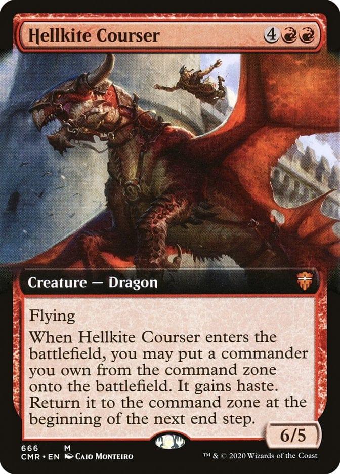 Magic: The Gathering MTG Single Hellkite Courser (Extended) [Commander Legends Extended]