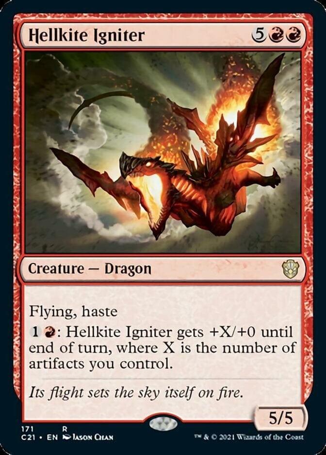 Magic: The Gathering MTG Single Hellkite Igniter [Commander 2021]