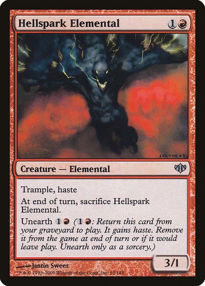 Magic: The Gathering MTG Single Hellspark Elemental [Conflux]