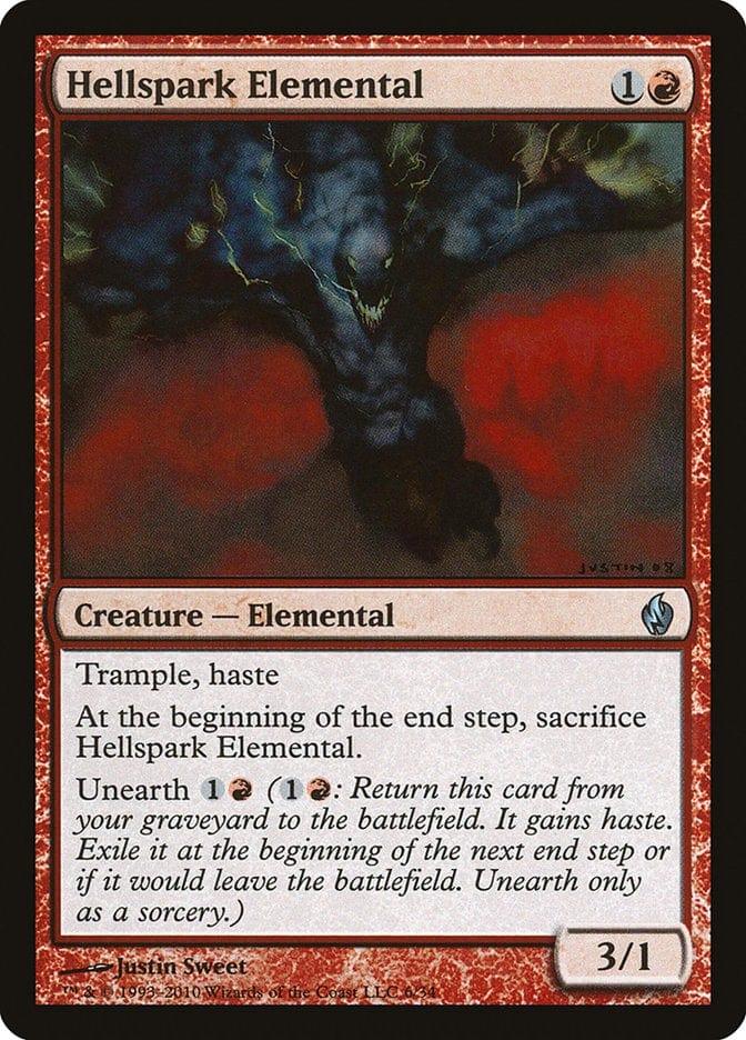 Magic: The Gathering MTG Single Hellspark Elemental [Premium Deck Series: Fire and Lightning]