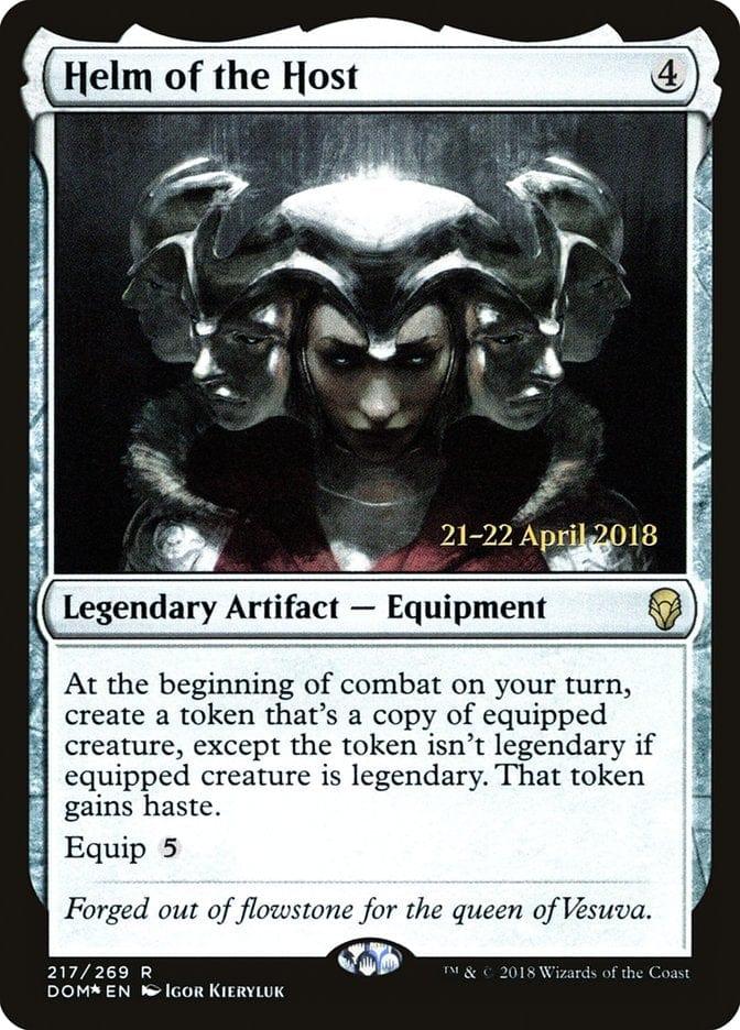Magic: The Gathering MTG Single Helm of the Host  [Dominaria Prerelease Promos]