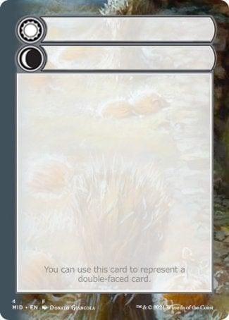 Magic: The Gathering MTG Single Helper Card (4/9) [Innistrad: Midnight Hunt Tokens]