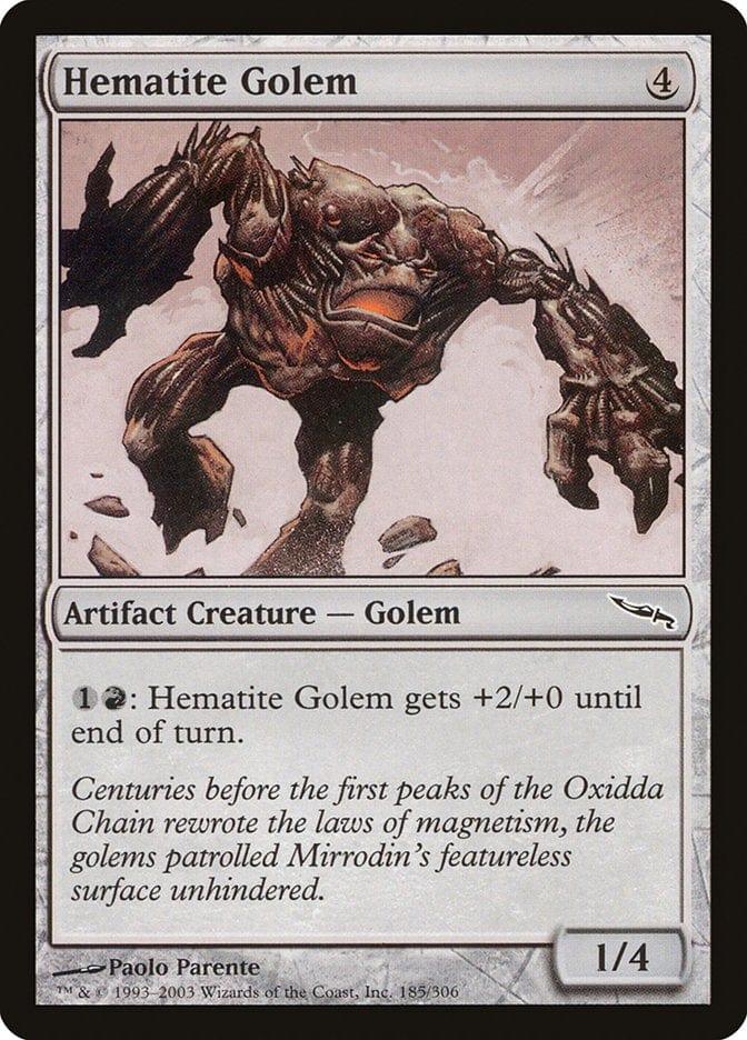 Magic: The Gathering MTG Single Hematite Golem [Mirrodin]