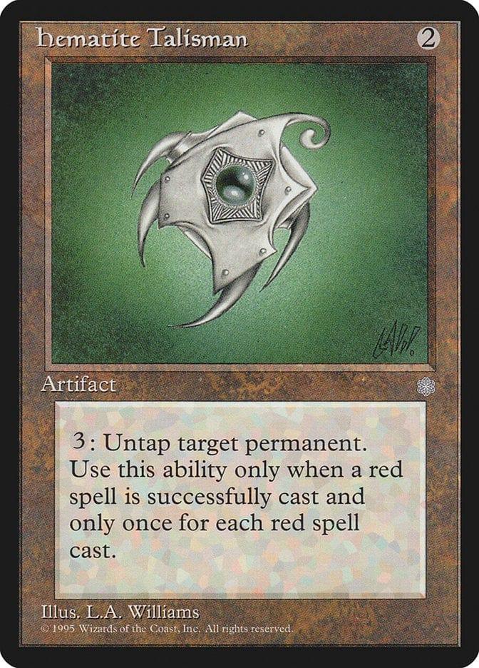 Magic: The Gathering MTG Single Hematite Talisman [Ice Age]