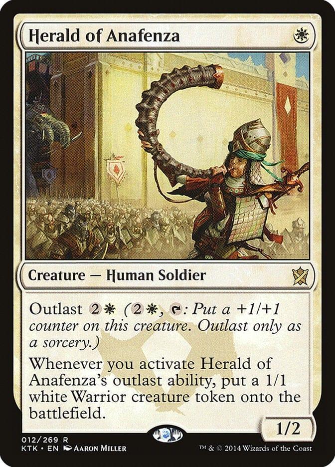 Magic: The Gathering MTG Single Herald of Anafenza [Khans of Tarkir]