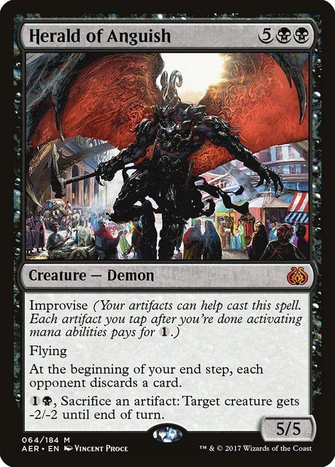 Magic: The Gathering MTG Single Herald of Anguish [Aether Revolt]