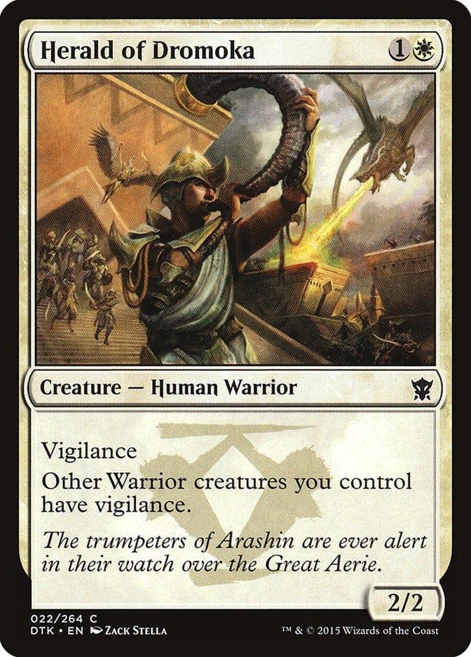 Magic: The Gathering MTG Single Herald of Dromoka [Dragons of Tarkir]