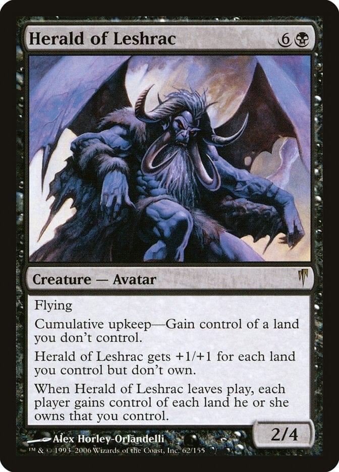 Magic: The Gathering MTG Single Herald of Leshrac [Coldsnap]