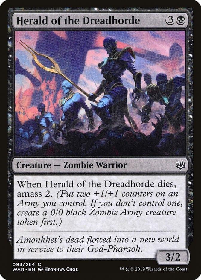 Magic: The Gathering MTG Single Herald of the Dreadhorde [War of the Spark]