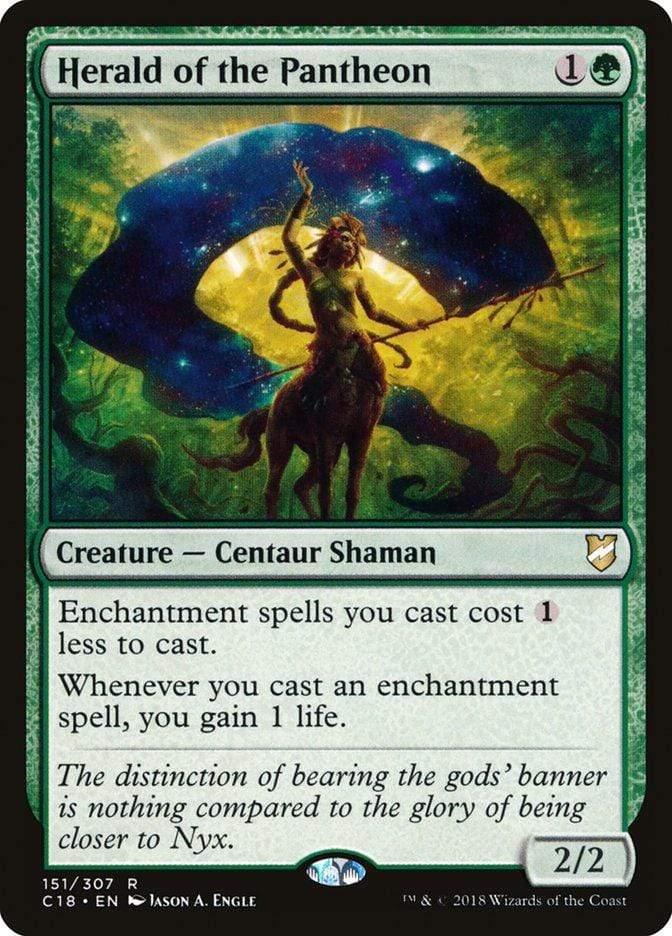 Magic: The Gathering MTG Single Herald of the Pantheon [Commander 2018]