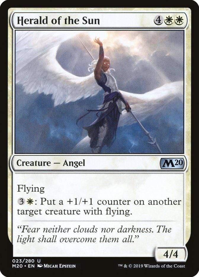 Magic: The Gathering MTG Single Herald of the Sun [Core Set 2020]