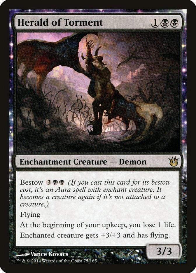 Magic: The Gathering MTG Single Herald of Torment [Born of the Gods]