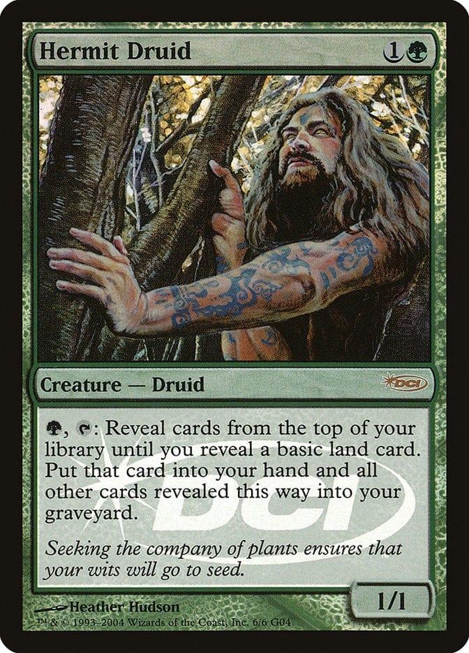 Magic: The Gathering MTG Single Hermit Druid [Judge Gift Cards 2004]