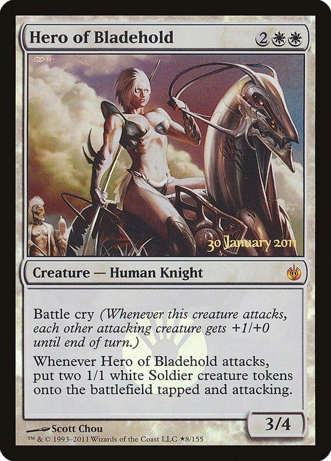 Magic: The Gathering MTG Single Hero of Bladehold [Mirrodin Besieged Prerelease Promos]