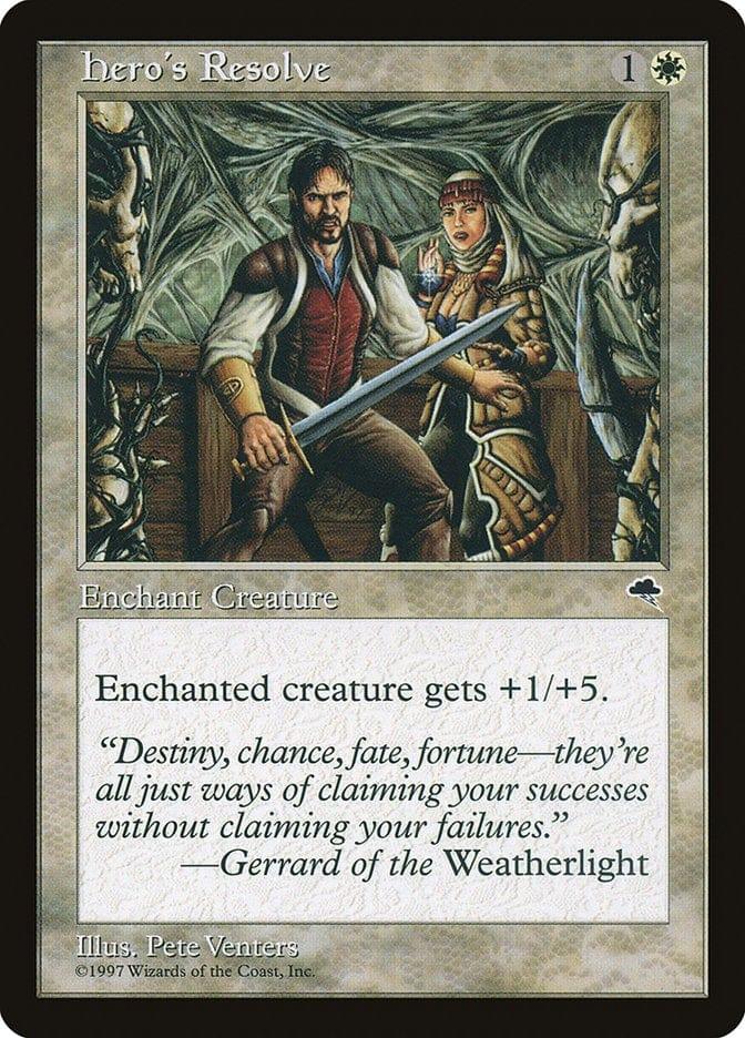 Magic: The Gathering MTG Single Hero's Resolve [Tempest]