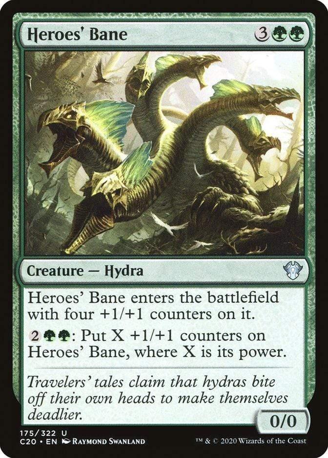 Magic: The Gathering MTG Single Heroes' Bane [Commander 2020]