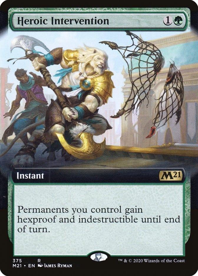 Magic: The Gathering MTG Single Heroic Intervention (Extended) [Core Set 2021]