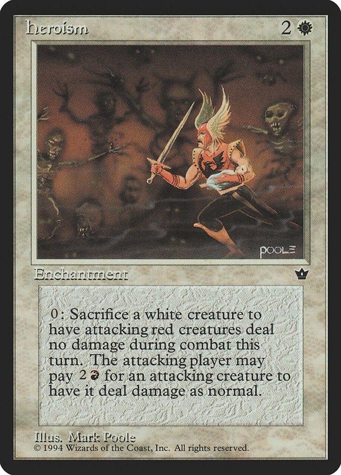 Magic: The Gathering MTG Single Heroism [Fallen Empires]