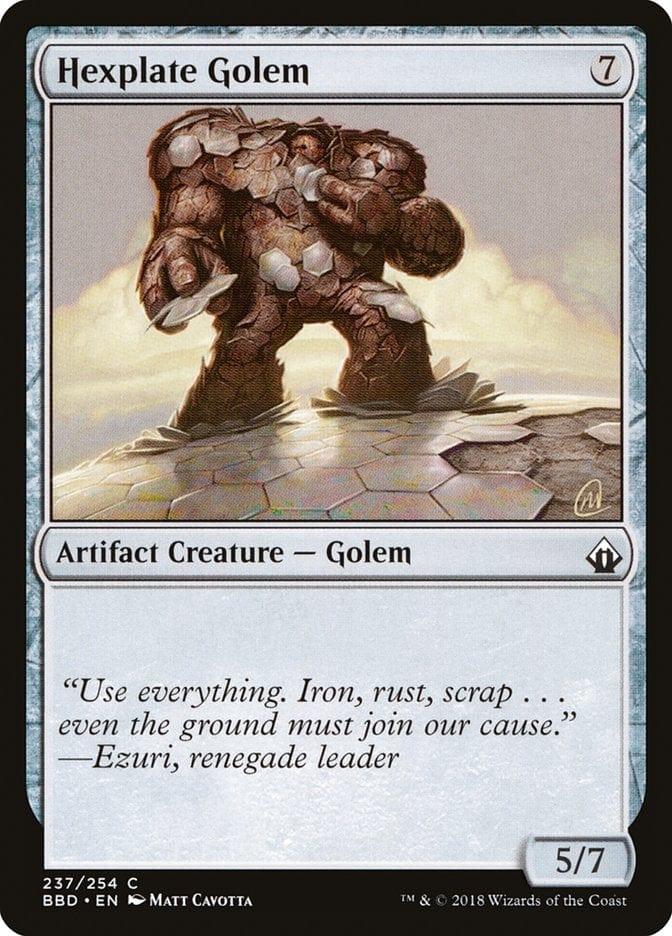 Magic: The Gathering MTG Single Hexplate Golem [Battlebond]