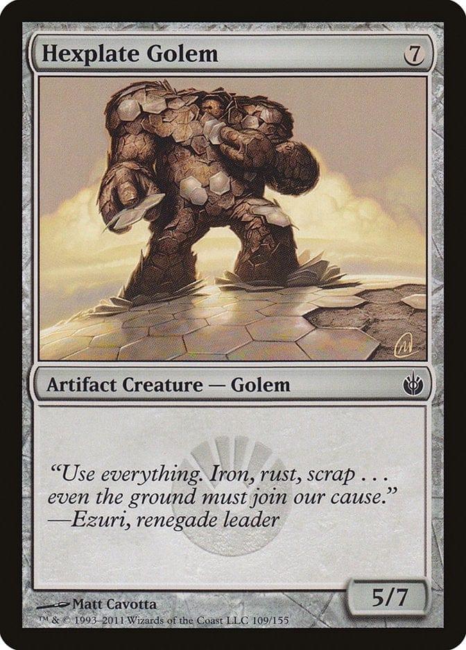 Magic: The Gathering MTG Single Hexplate Golem [Mirrodin Besieged]