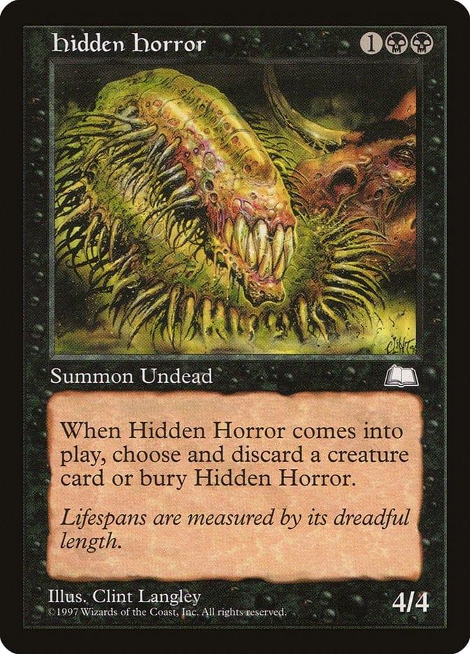Magic: The Gathering MTG Single Hidden Horror [Weatherlight]