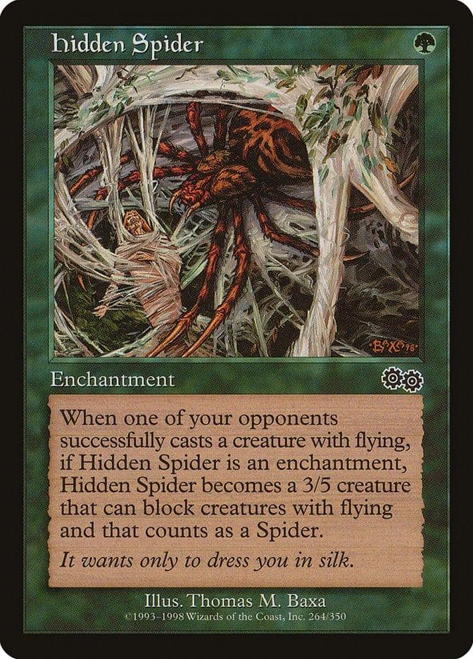 Magic: The Gathering MTG Single Hidden Spider [Urza's Saga]
