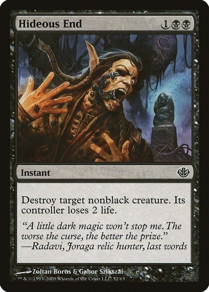 Magic: The Gathering MTG Single Hideous End [Duel Decks: Garruk vs. Liliana]