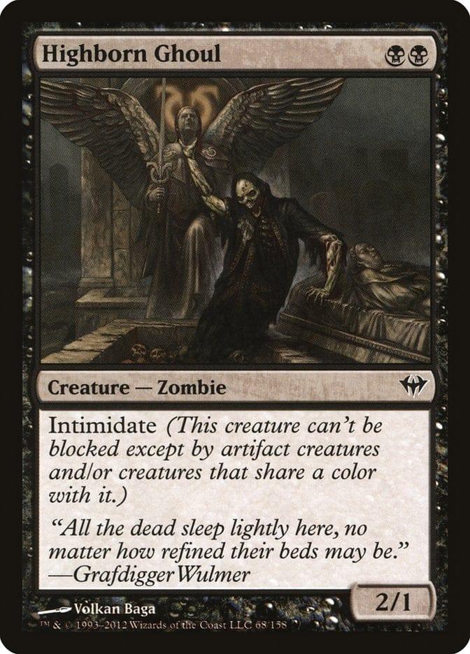 Magic: The Gathering MTG Single Highborn Ghoul [Dark Ascension]