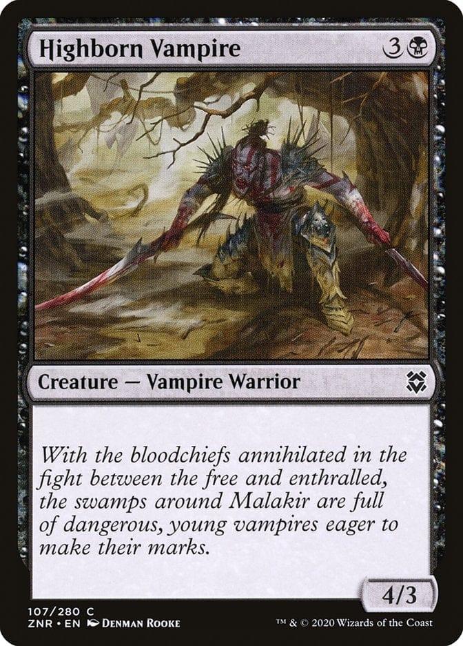 Magic: The Gathering MTG Single Highborn Vampire [Zendikar Rising]