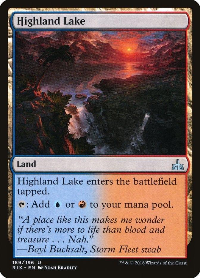 Magic: The Gathering MTG Single Highland Lake [Rivals of Ixalan]