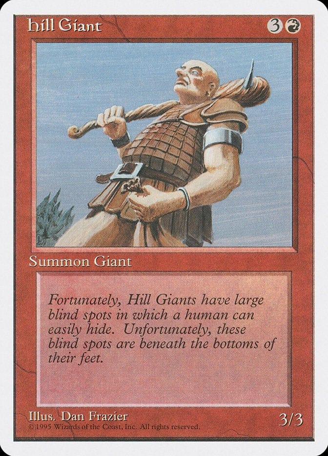 Magic: The Gathering MTG Single Hill Giant [Fourth Edition]