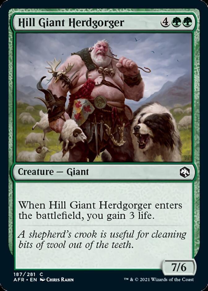 Magic: The Gathering MTG Single Hill Giant Herdgorger [Dungeons & Dragons: Adventures in the Forgotten Realms]
